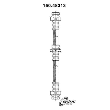 Centric Parts Brake Hose, 150.48313 150.48313